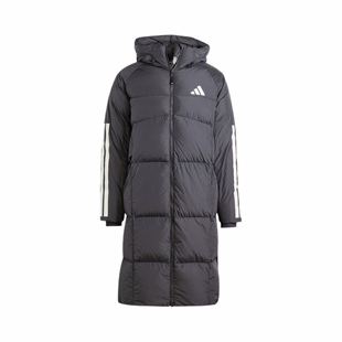 阿迪达斯男子羽绒夹克连帽外套长款羽绒服JG3840