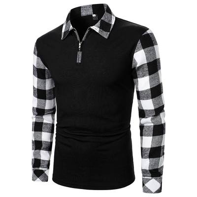 Men  Shirt Men Long Sleeve Top Plaid Matching  Shirt New Bus