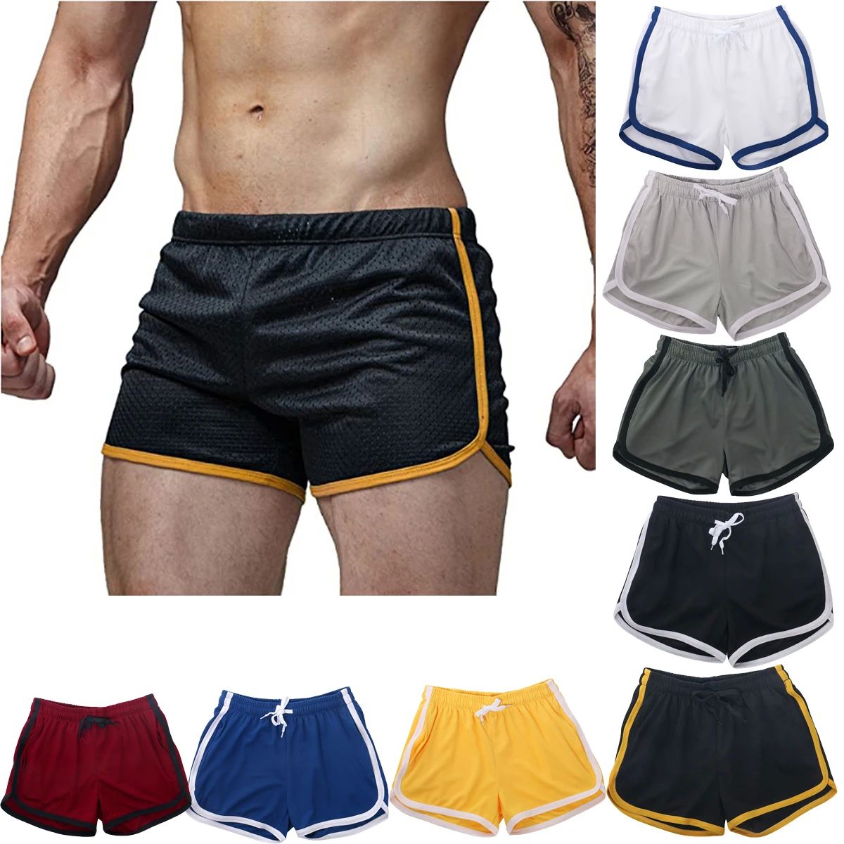 Brand New Men's Short Quick Dry Shorts Beachwear Workout Gym