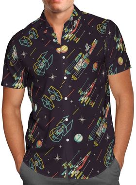 Black t Shirt, 3D Spacecraft, Hawaiian socks, Summer fashion