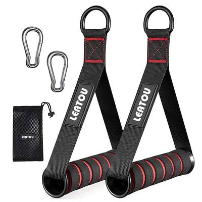 D-Ring Metal Gym Handles Grip Workout Heavy Duty Cable Machi