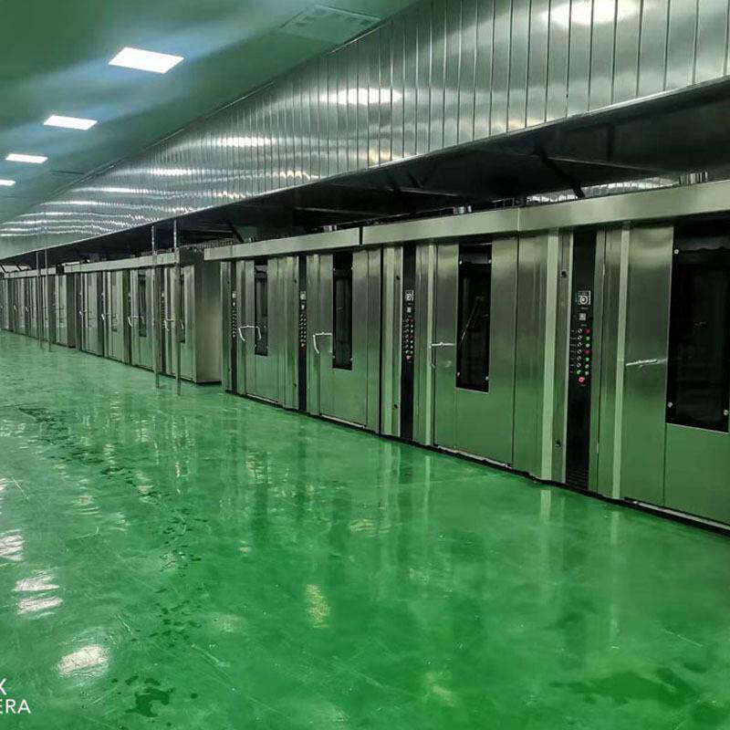 商用大型燃气冒烤鸭炉 100只单车架热风旋转烤禽机 循环风烤鸡炉