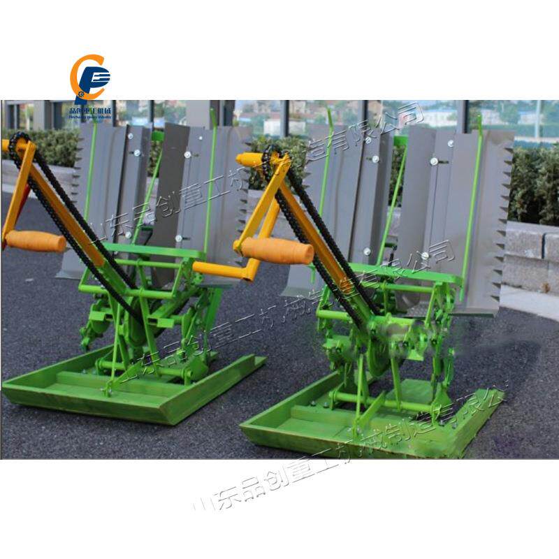 手摇插秧机 农用稻田稻苗种植机 双人行步进式水稻秧苗