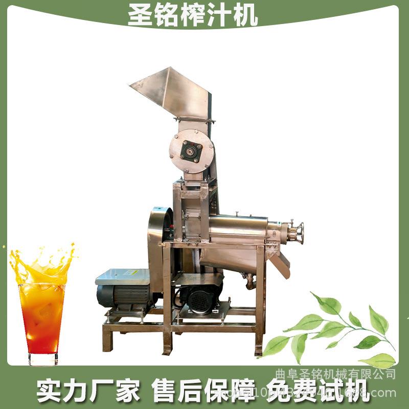 商用刺梨破碎榨汁机 桃子杨梅去核榨汁机 工业胡萝卜带粉碎榨汁机