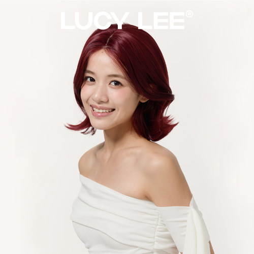 LUCYLEE【红发罗拉-免修剪】热卖款精修红色尾翘短发假发全头发套