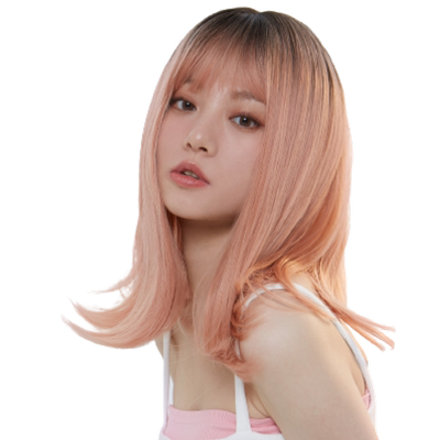 LUCYLEE渐变过肩刘海假发头套