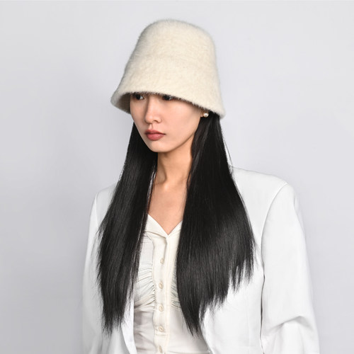 LUCYLEE可拆卸盆栽帽长直接发片