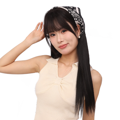 LUCYLEE星期一齐刘海全真人发