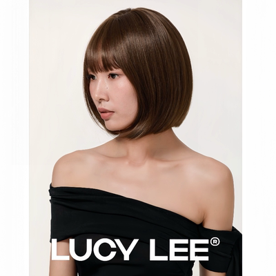 LUCYLEE【猫爪bobo头-免修剪】精修金棕色波波头短发假发女全头套