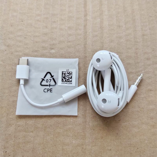 适用华为typec耳机Mate40 RS Hi nova9 Pro P50 Pocket转换器头线