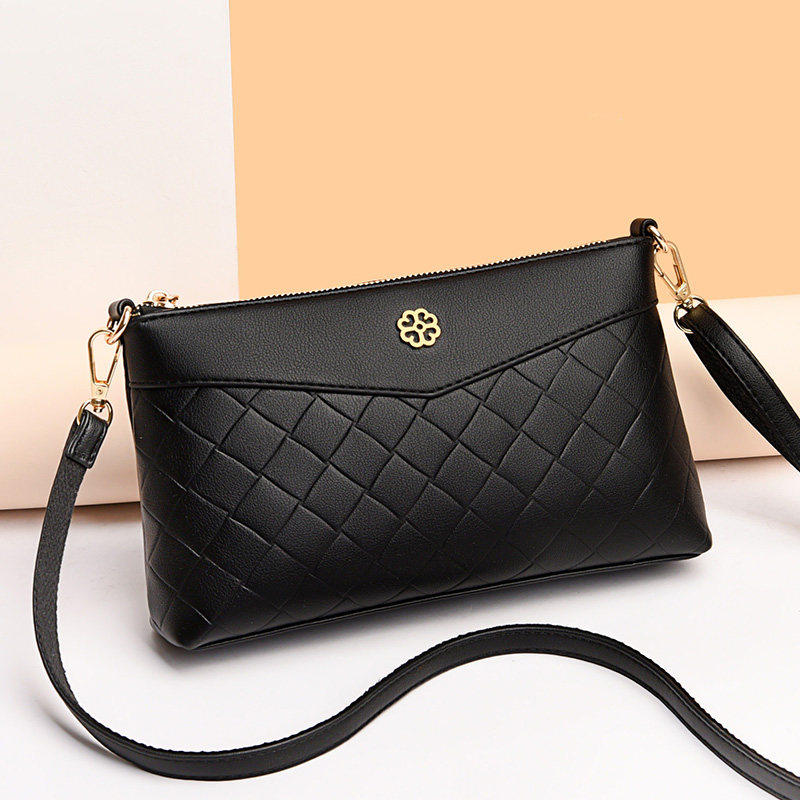 软皮小包包女2026新款时尚百搭单肩斜挎包夏季中年妈妈包手机包