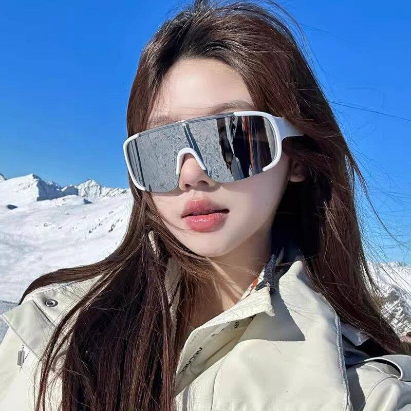 日本进口登山护目镜雪山防紫外线男女款户外运动防风沙骑行墨镜爬