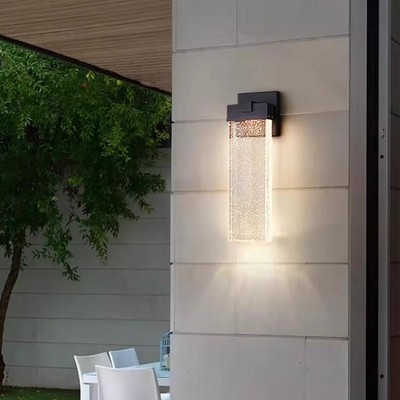 刻为户外防水水晶壁灯