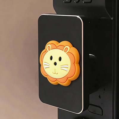 智能锁密码指纹锁卡通门把手套防静电保护套房门把手防磕碰硅胶垫