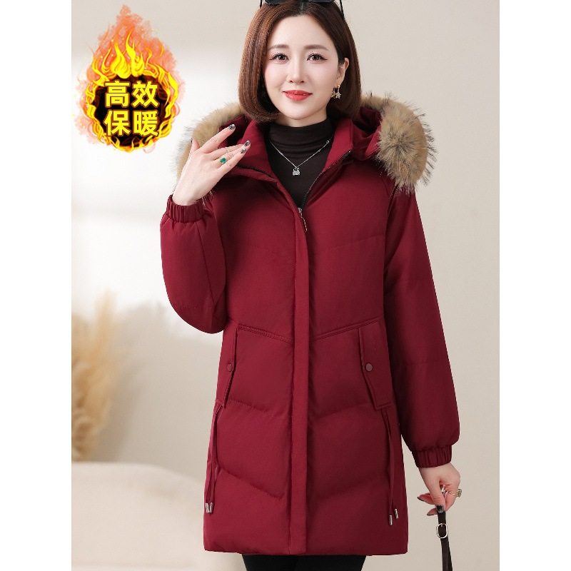 啄木鸟羽绒棉服女款2025新款冬季