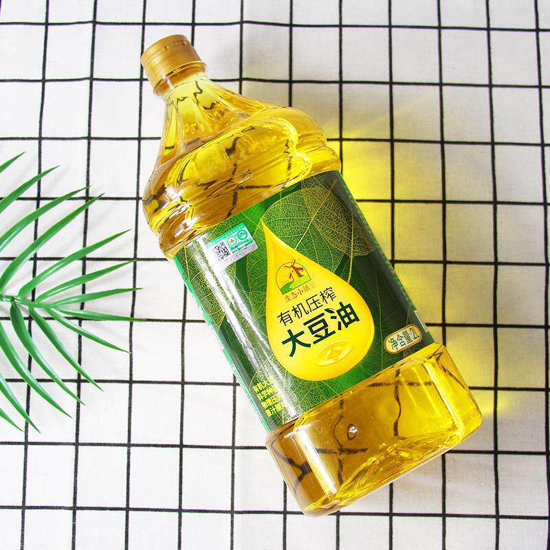 热销生态小镇有机大豆油2L5L 物理压榨植物油实惠家庭装