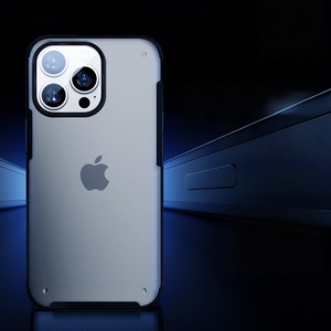 蓝猩适用苹果13手机壳护甲iPhone14promax保护套11防摔IP12Pro新款plus手机后壳全包超薄男女款blueo磨砂透明