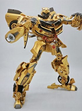 金色版mpm03合金版大黄蜂 原威将2966系列变形玩具机器人模型