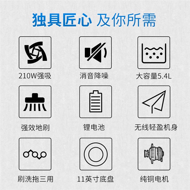 家用办公自动kedi迷你小型全手推式洗地机餐饮店车间
