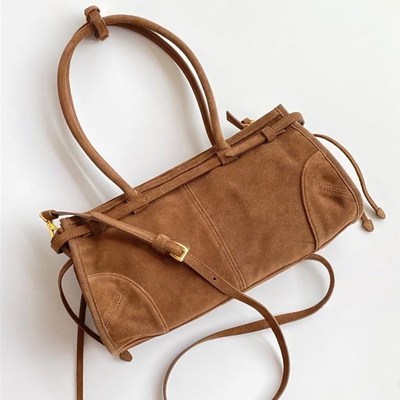 HALU 原组 配享太庙  soft lux 法棍油蜡皮腋下包机车包