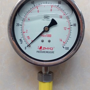 高压均质机配件均质机压力表 隔膜式抗震压力表