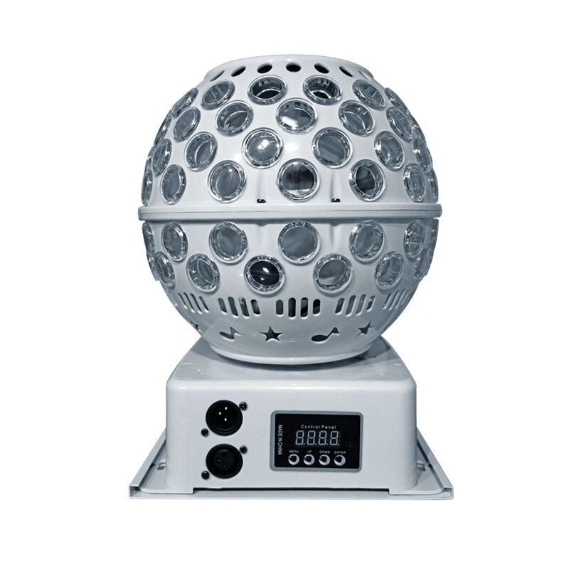 家庭KTV酒吧七彩水晶旋转魔球声控爆闪激光氛围蹦舞迪厅镭射彩灯