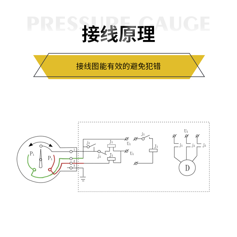 YXC-100/150/30VA磁助式电接点压力表控制水泵开关真空0-1.6MPA