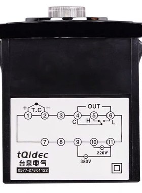 台泉温控仪表TEiL72-2001指针温控调节仪温控器温控表烤箱温控