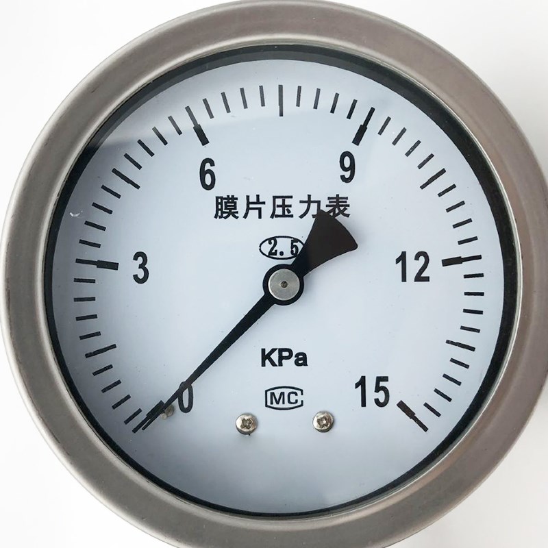 不锈钢膜片压力表微压防腐隔膜法兰螺纹电接点Y-100B/150B