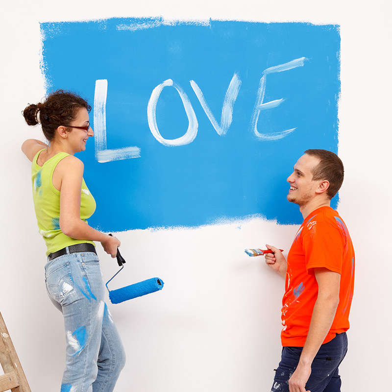 乳胶漆室内自刷油漆家用白色刷墙涂料内墙小桶墙面粉刷翻新漆净味