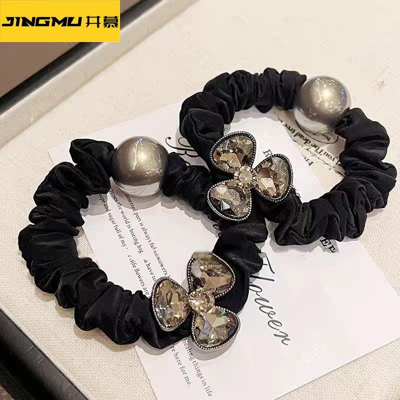 井慕~高级感闪钻发圈高弹力皮筋扎丸子头绳时尚马尾气质发绳洋气