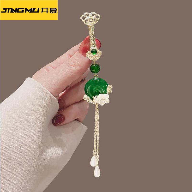 井慕~国潮平安扣流苏旗袍压襟挂饰高档胸针女胸花中国风马面裙汉