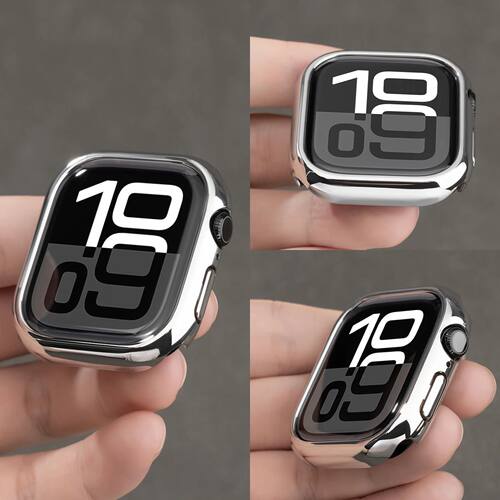 Tempered Glass+Case For Apple Watch 45mm 41mm 42mm 38mm PC