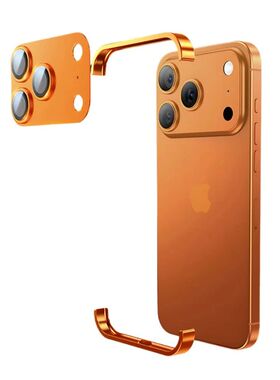 Metal Frameless Bumper with Lens Protection Case for IPhone