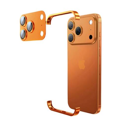 Metal Frameless Bumper with Lens Protection Case for IPhone