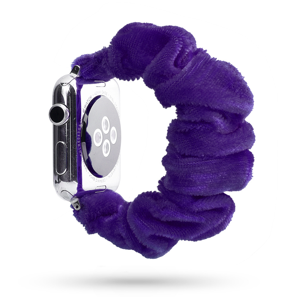 2023 New 2pcs Scrunchie Strap For Apple Watch Band 7 6 5 4 3