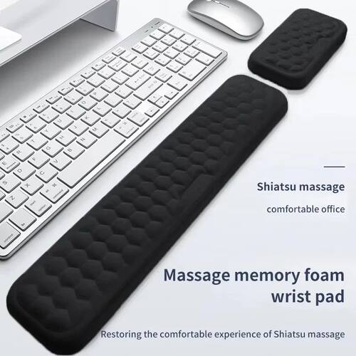 Keyboard Mouse Wrist Rest Pad Memory Foam Hand Rest Support