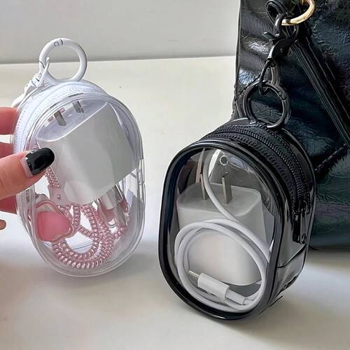 Multifunctional Portable Clear Data Cable Storage Box