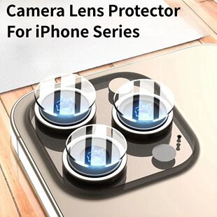 5PCS Camera Tempered Glass For iPhone 16 15 14 Pro Max Plus