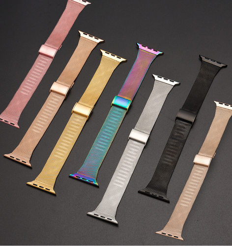 New Slim Metal Strap For Apple Watch Series 7 41mm 45mm Band