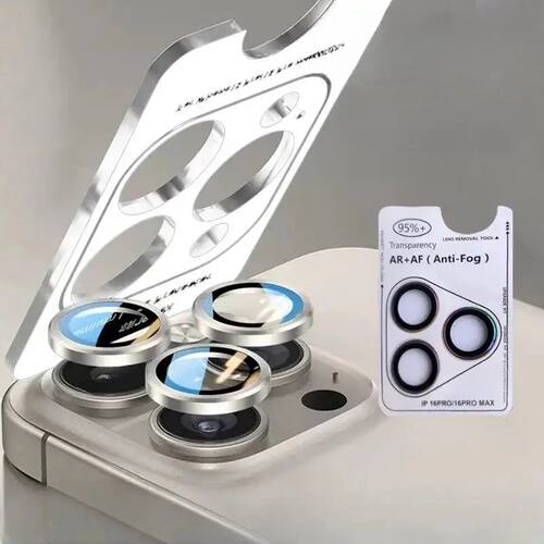 1Pc AR+AF Camera Lens Ring Glass For IPhone 15 16 Pro Max