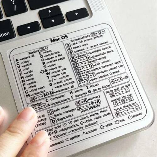 1pcs ??MacBook Keyboard Shortcut Stickers - Boost