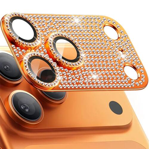 Bling Diamond Metal Camera Lens Protector for IPhone 17 Air