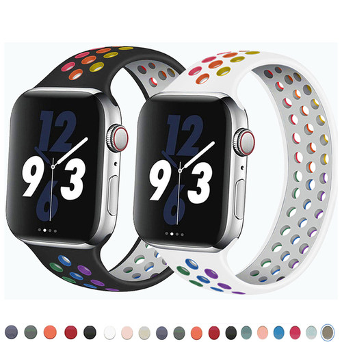 Solo Loop strap For Apple Watch Band 49mm 45mm 44mm 41mm