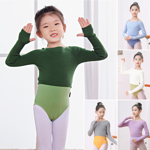 舞蹈毛衣不起球不变形保暖女公主