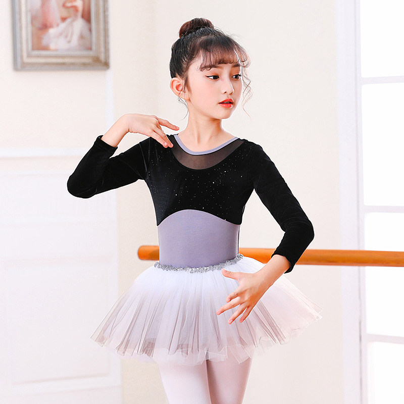 舞蹈服儿童女秋冬长袖练功服新款黑色少儿中国舞体操服开档芭蕾舞,童装/婴儿装/亲子装,儿童演出服,淘宝优惠券,粉丝福利购,淘宝优惠卷