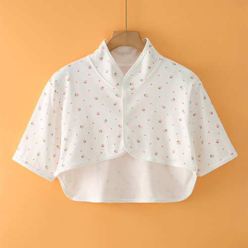 夏季纯棉薄款护肩坎肩