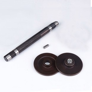 400切割机轴总成钢材j3g一400主轴夹板压板皮带轮切割机配件大全