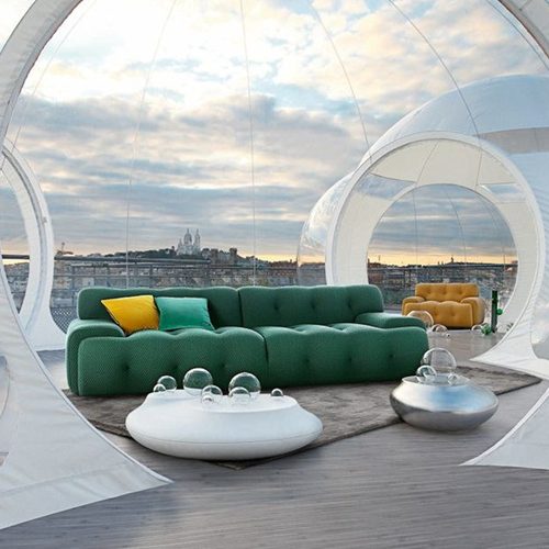 意式极简罗琦堡直排模块沙发