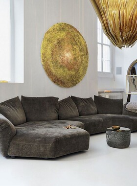 花瓣沙发客厅简约现代设计师意大利edra高端弧形转角沙发